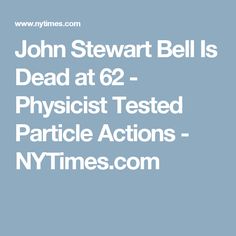 John Stewart Bell