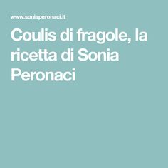 Sonia Peronaci