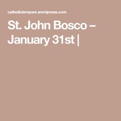 John Bosco