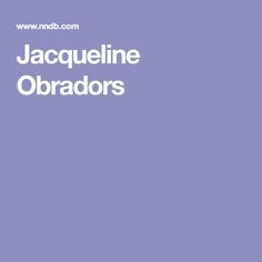 Jacqueline Obradors