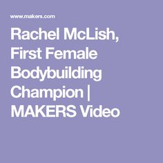 Rachel McLish