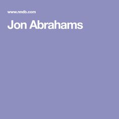 Jon Abrahams