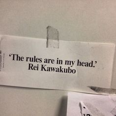 Rei Kawakubo