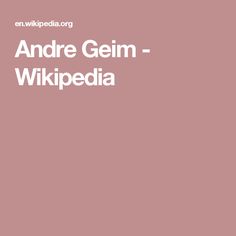 Andre Geim