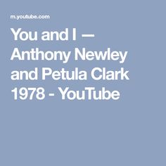 Anthony Newley