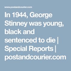George Stinney
