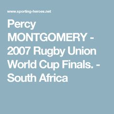 Percy Montgomery