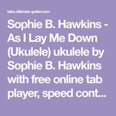 Sophie B. Hawkins