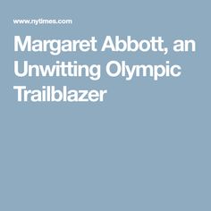 Margaret Abbott