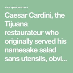 Caesar Cardini