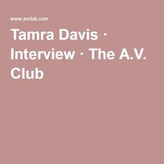 Tamra Davis