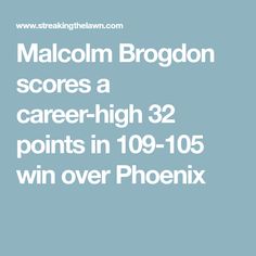 Malcolm Brogdon