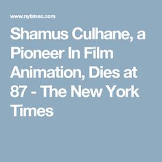 Shamus Culhane