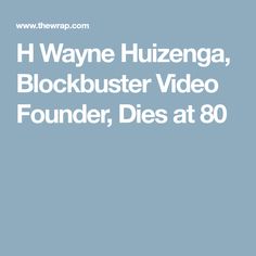 Wayne Huizenga