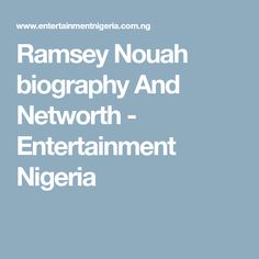 Ramsey Nouah