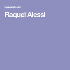 Raquel Alessi