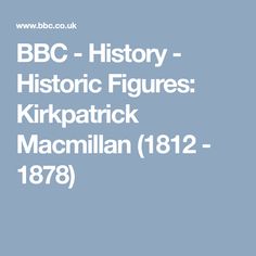 Kirkpatrick Macmillan