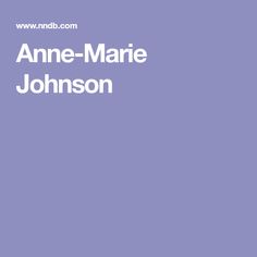 Anne-Marie Johnson