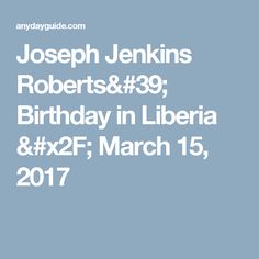 Joseph Jenkins Roberts