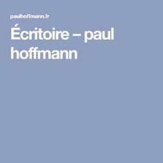 Paul Hoffmann
