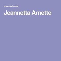 Jeannetta Arnette