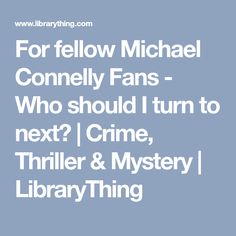Michael Connelly