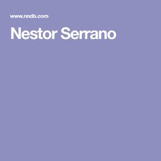 Nestor Serrano