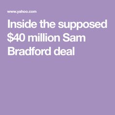 Sam Bradford