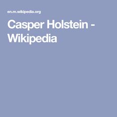 Casper Holstein