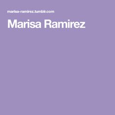 Marisa Ramirez