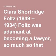 Clara Shortridge Foltz