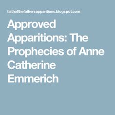 Anne Catherine Emmerich