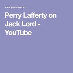 Perry Lafferty
