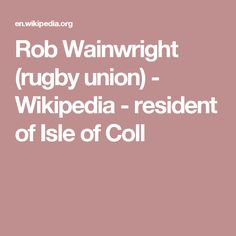 Rob Wainwright
