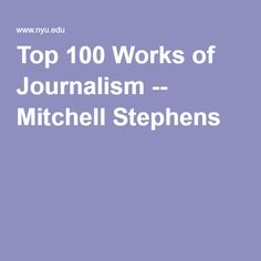 Mitchell Stephens