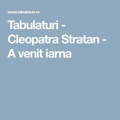 Cleopatra Stratan