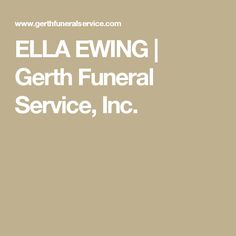 Ella Ewing