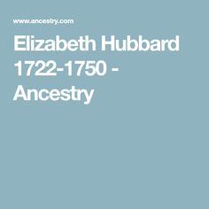 Elizabeth Hubbard