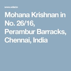 Mohana Krishnan