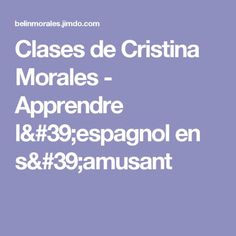 Cristina Morales