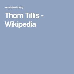 Thom Tillis