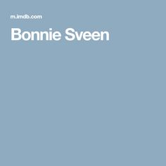 Bonnie Sveen
