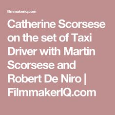 Catherine Scorsese